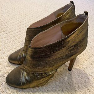 SJP Gold Metallic Echo Bootie size 40